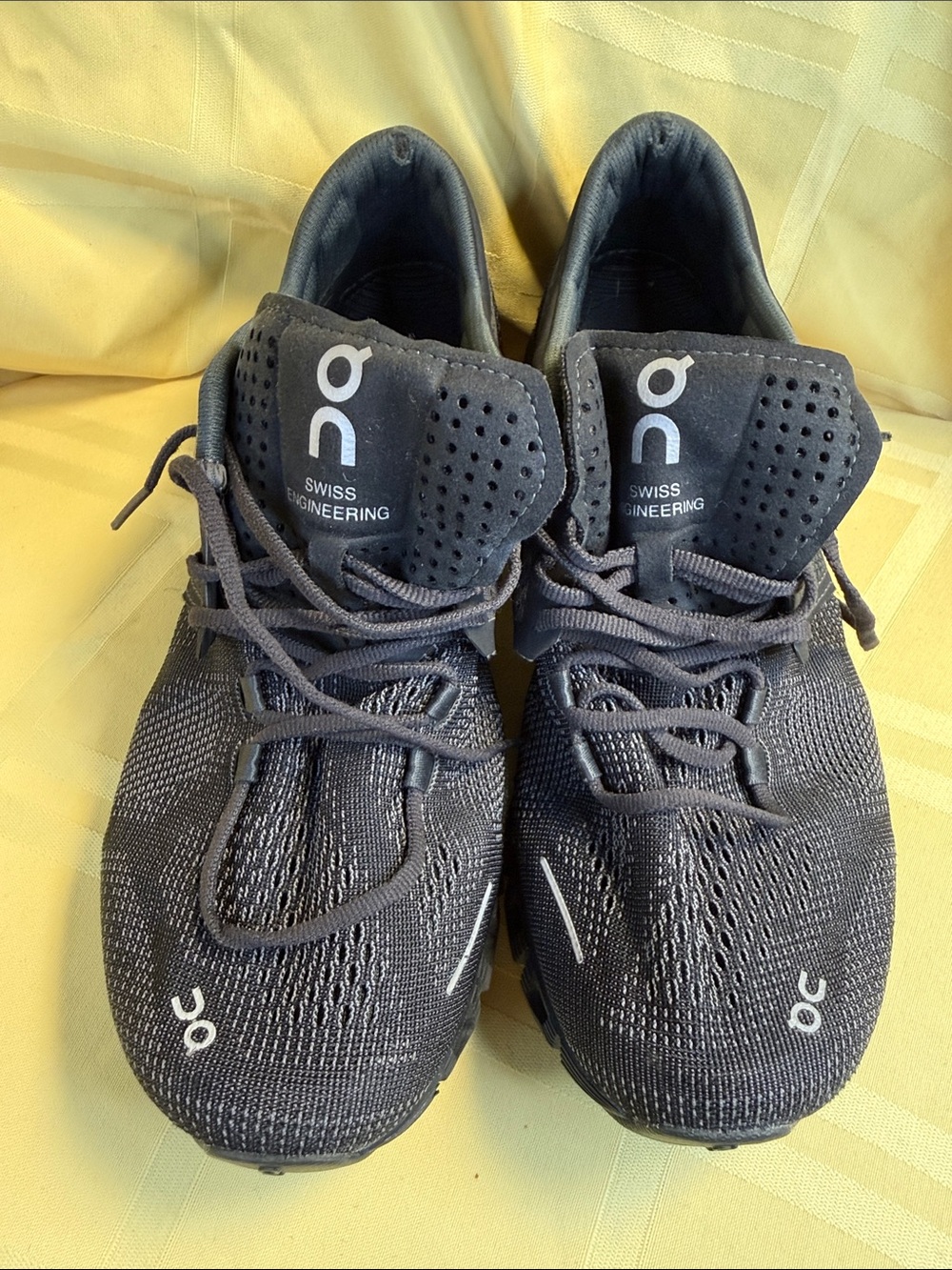 On Running Cloud X 'Black Asphalt Grey' Swiss Engineering Running Shoes size 7